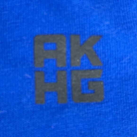 Alaskan Hardgear Shirt Womens Medium Blue Crop Muscle‎ Tee Workout Athleisure - Picture 6 of 7